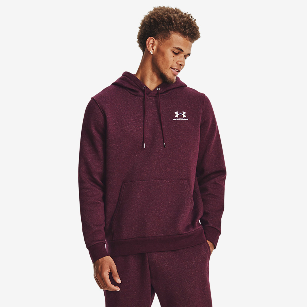 Under Armour Essential Fleece Hoodie Red