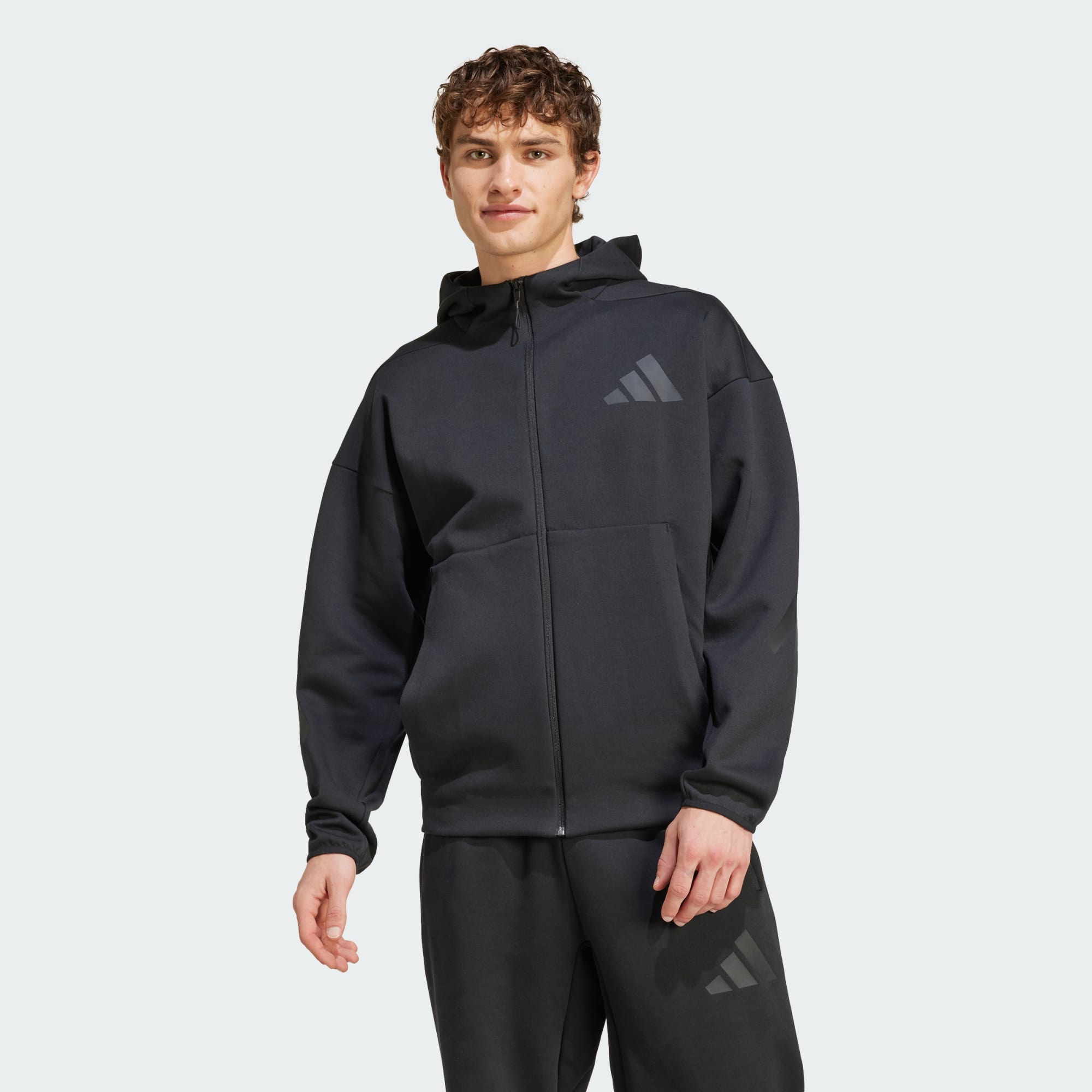 Adidas Sportswear Z.n.e. Full Zip Hooded Track Jacket Black