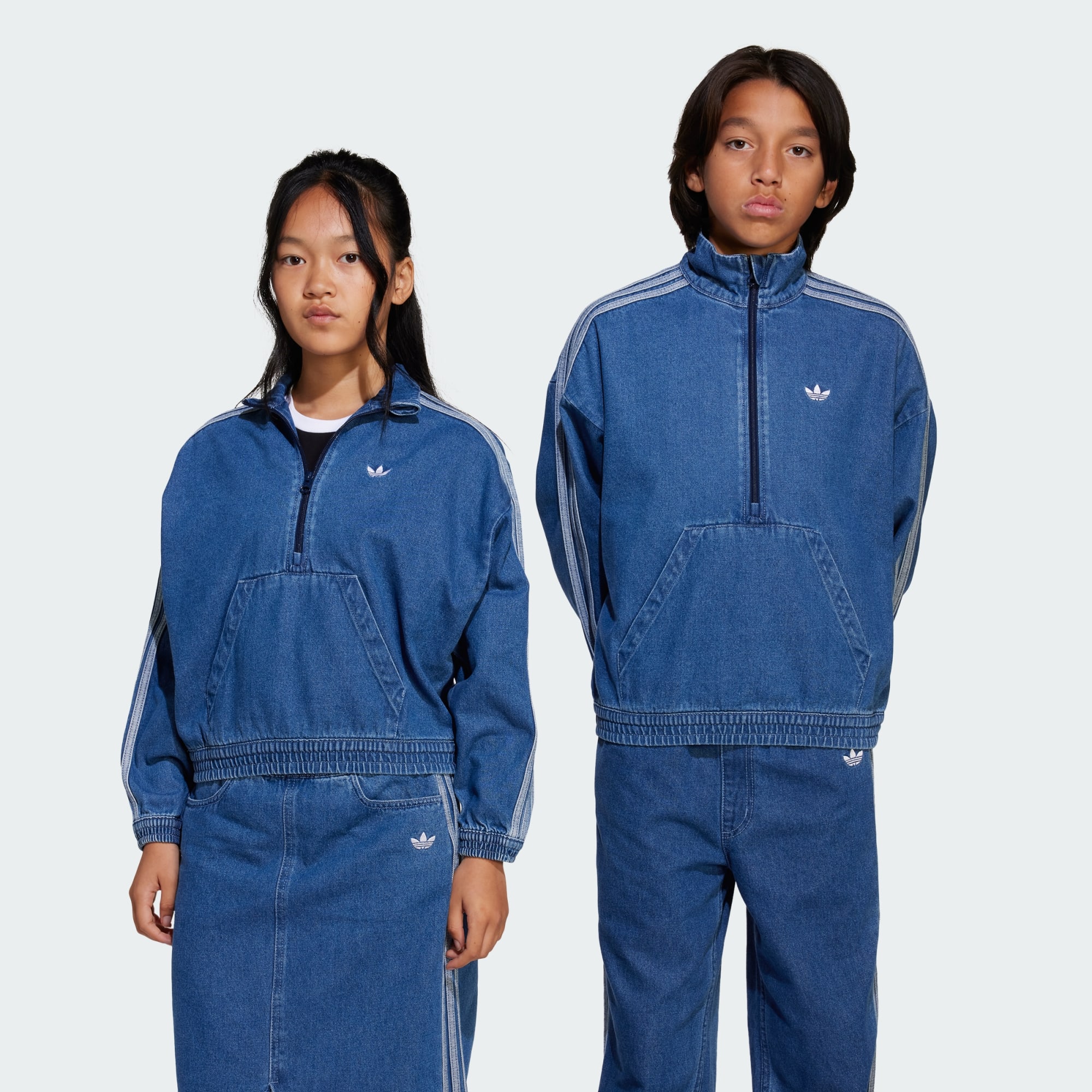 Adidas Originals Kids Denim Jacket Kids Blue