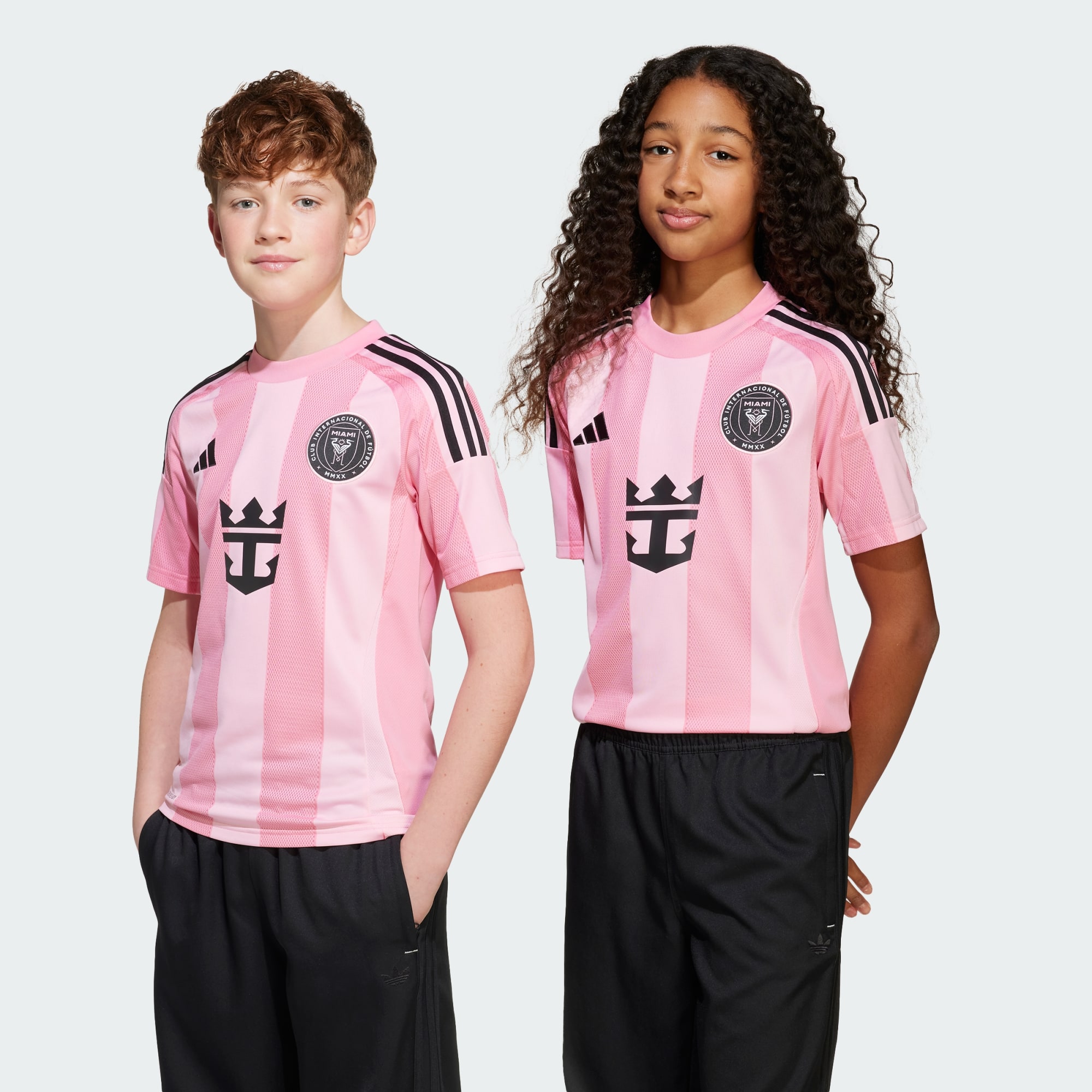 Adidas Inter Miami 2025 Kids Home Shirt Pink