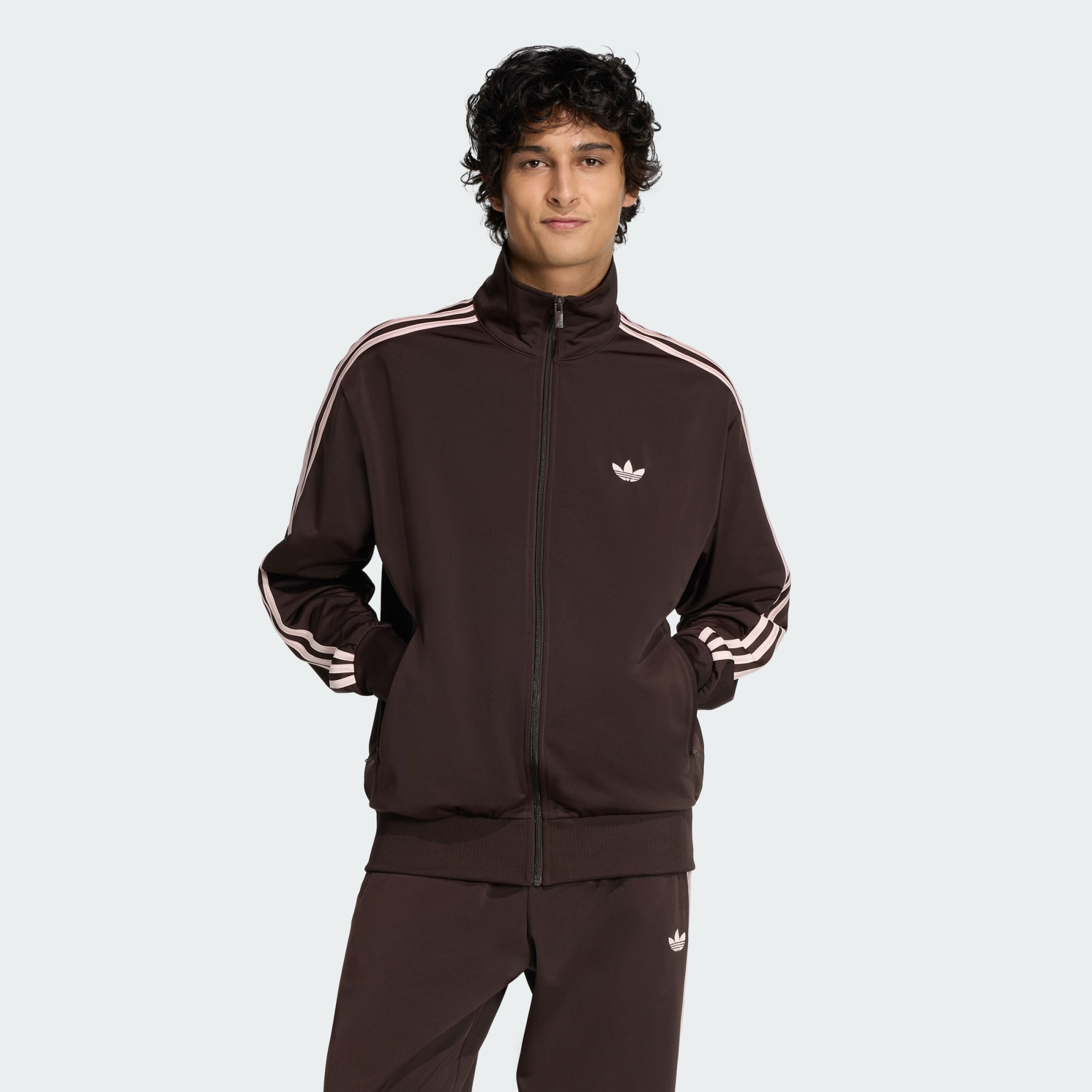 Adidas Originals Firebird Track Top Brown
