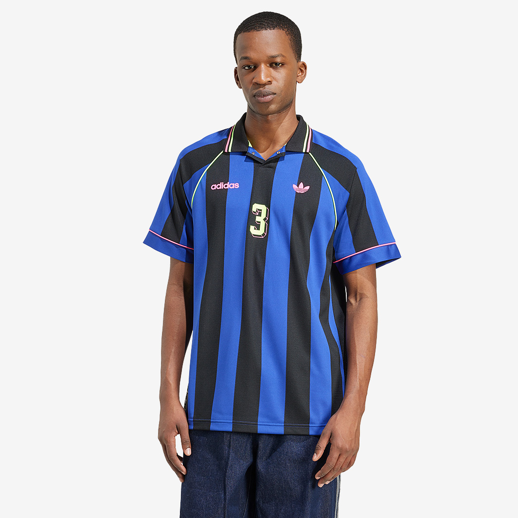 Adidas Originals Jacquard Stripe Jersey Blue