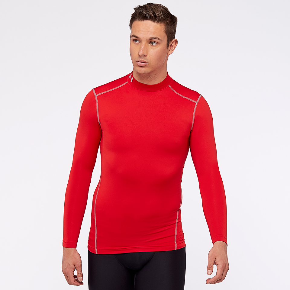 Under Armour Cg Armour Mock Red