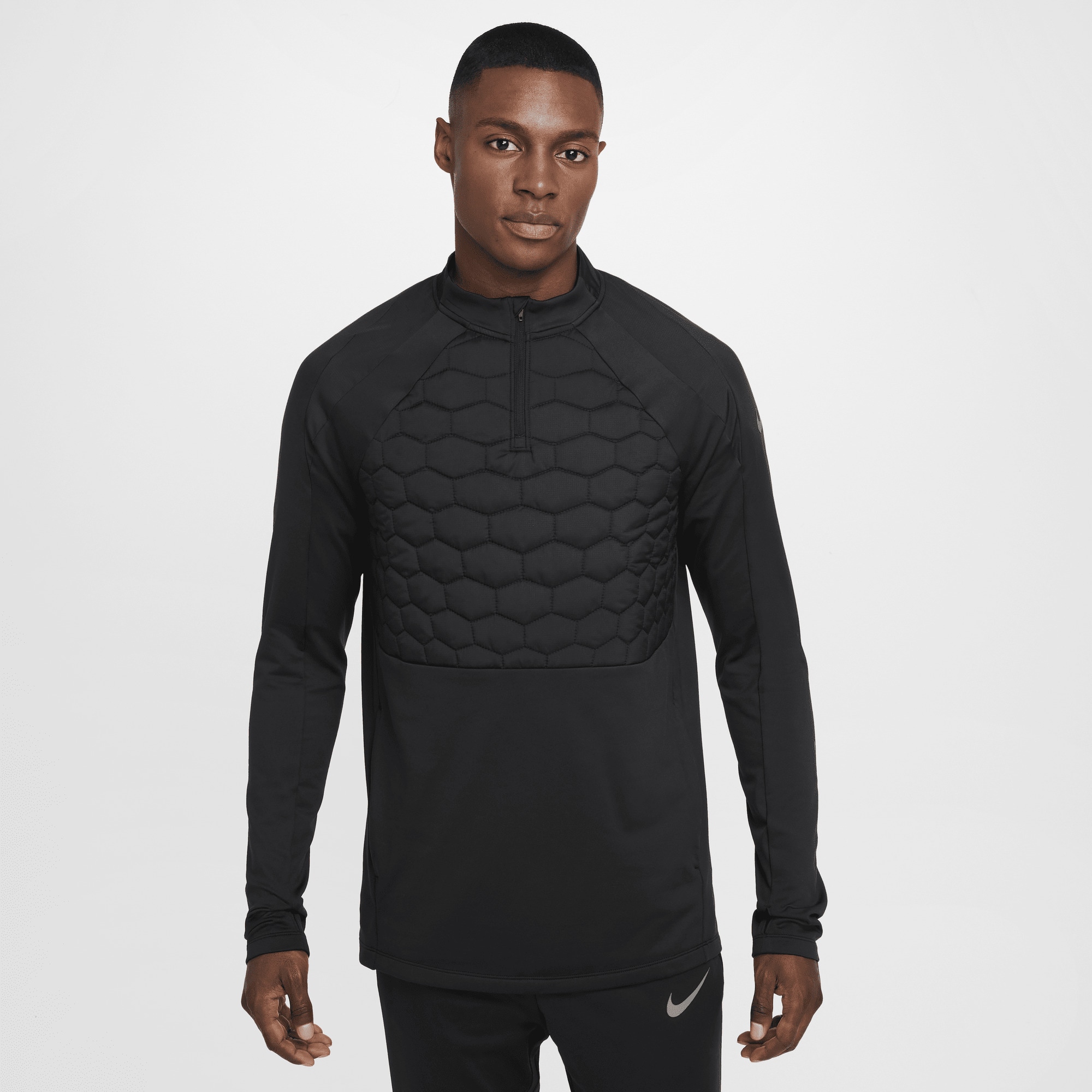 nike academy winter mid layer drill top mens