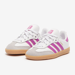 adidas Originals Toddler Samba OG (TD) - Ftw White/Purple/Gum 3 - Trainers  - Boys Shoes | Pro:Direct Soccer