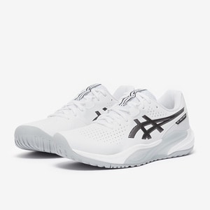 Asics Gel-Challenger 15 Tennis Shoes - White/Gunmetal - Mens Shoes