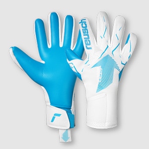 Reusch Fastgrip Aqua - Blanc/Bleu aqua | Pro:Direct Soccer