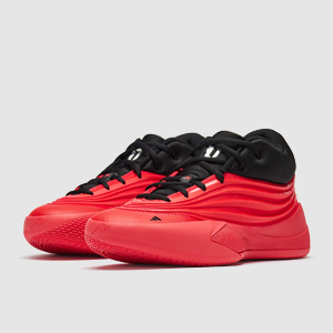 Size 8.5- Men’s Adidas Dame Certified Low 3 Black Solar Red BUY Adidas Dame Certified 3 Low Solar Red / Core Black  main image 4
