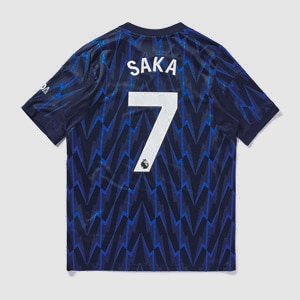 adidas Arsenal 25/26 Authentic Away Shirt with Saka 7 - Night