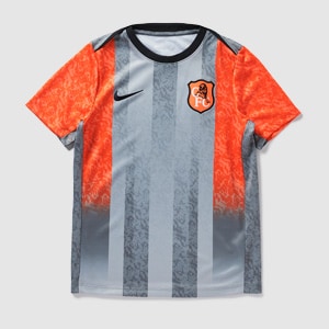 grey and orange nike shirt