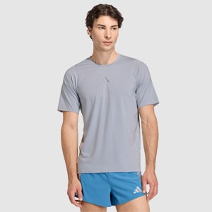 adidas adizero Ekiden T-Shirt - Halo Silver | Pro:Direct Running