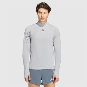 adidas adizero Ekiden Long Sleeve Top - Halo Silver | Pro:Direct Running
