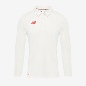 New Balance Junior LS Cricket Polo | Pro:Direct Cricket